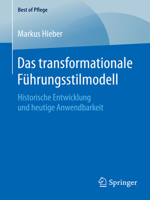cover image of Das transformationale Führungsstilmodell